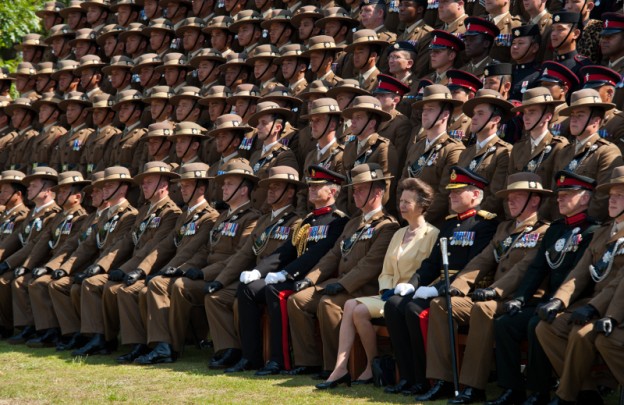Princess Royal Visit to 10QOGLR