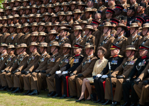 Princess Royal Visit to 10QOGLR