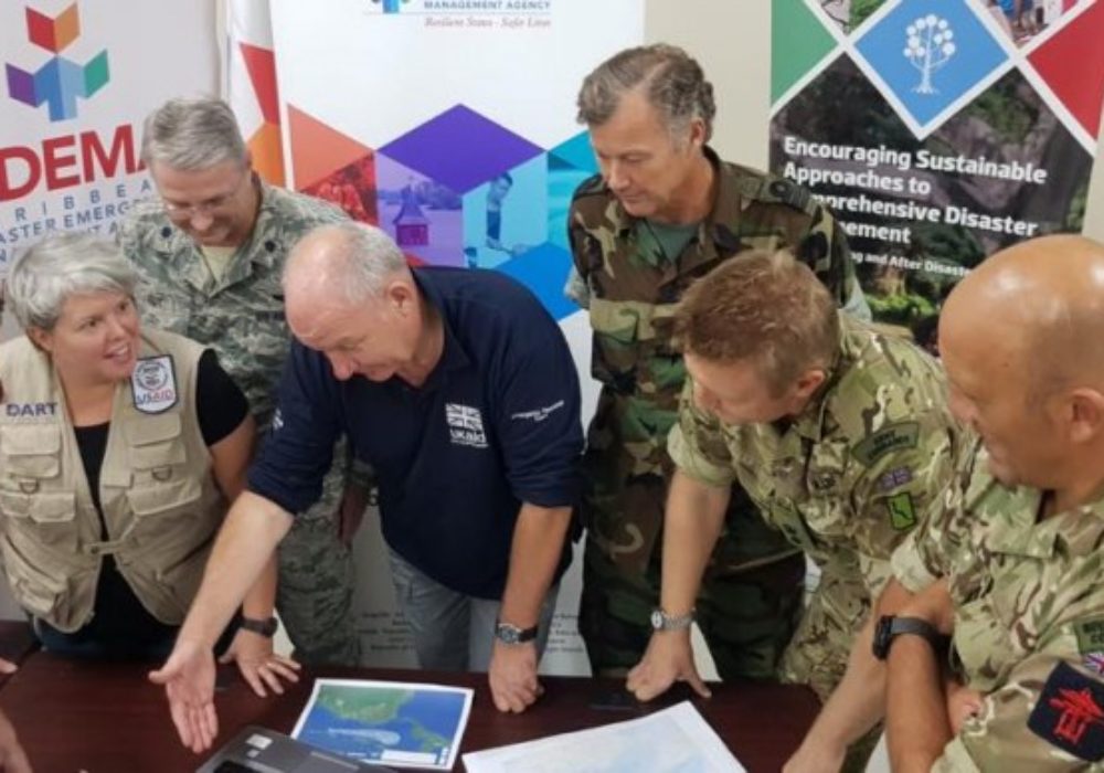 Lt Col Dave Miller has been on storm ops in the Caribbean